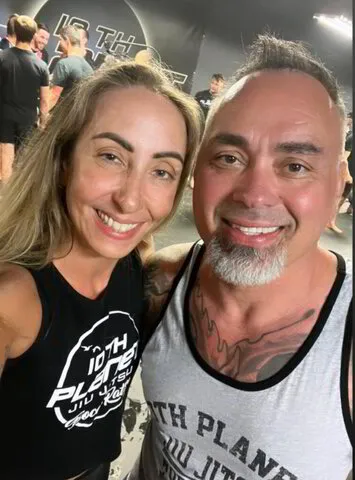 Heather Jo Clark with Eddie Bravo