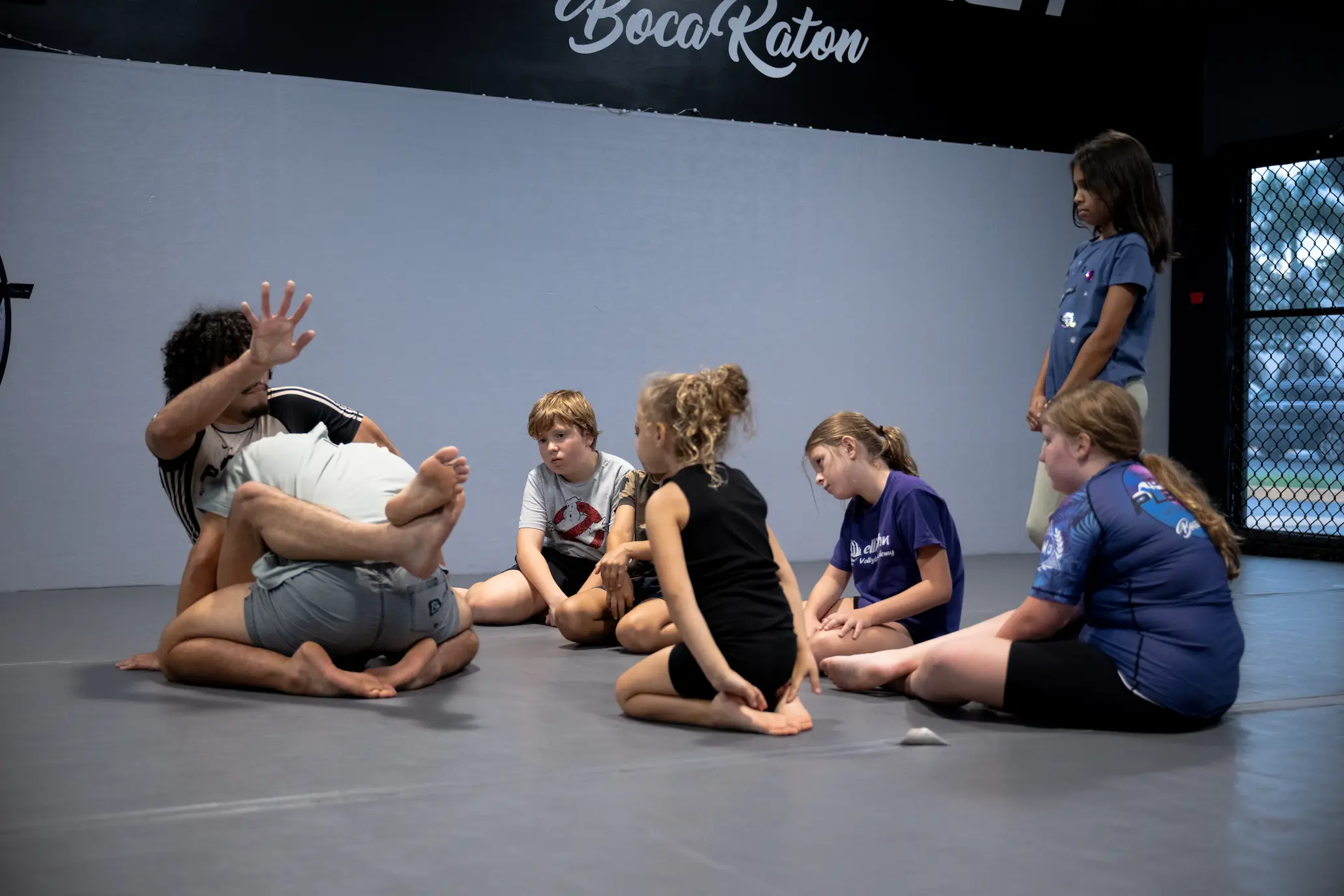 Kids Jiu-Jitsu class at 10th Planet Boca Raton