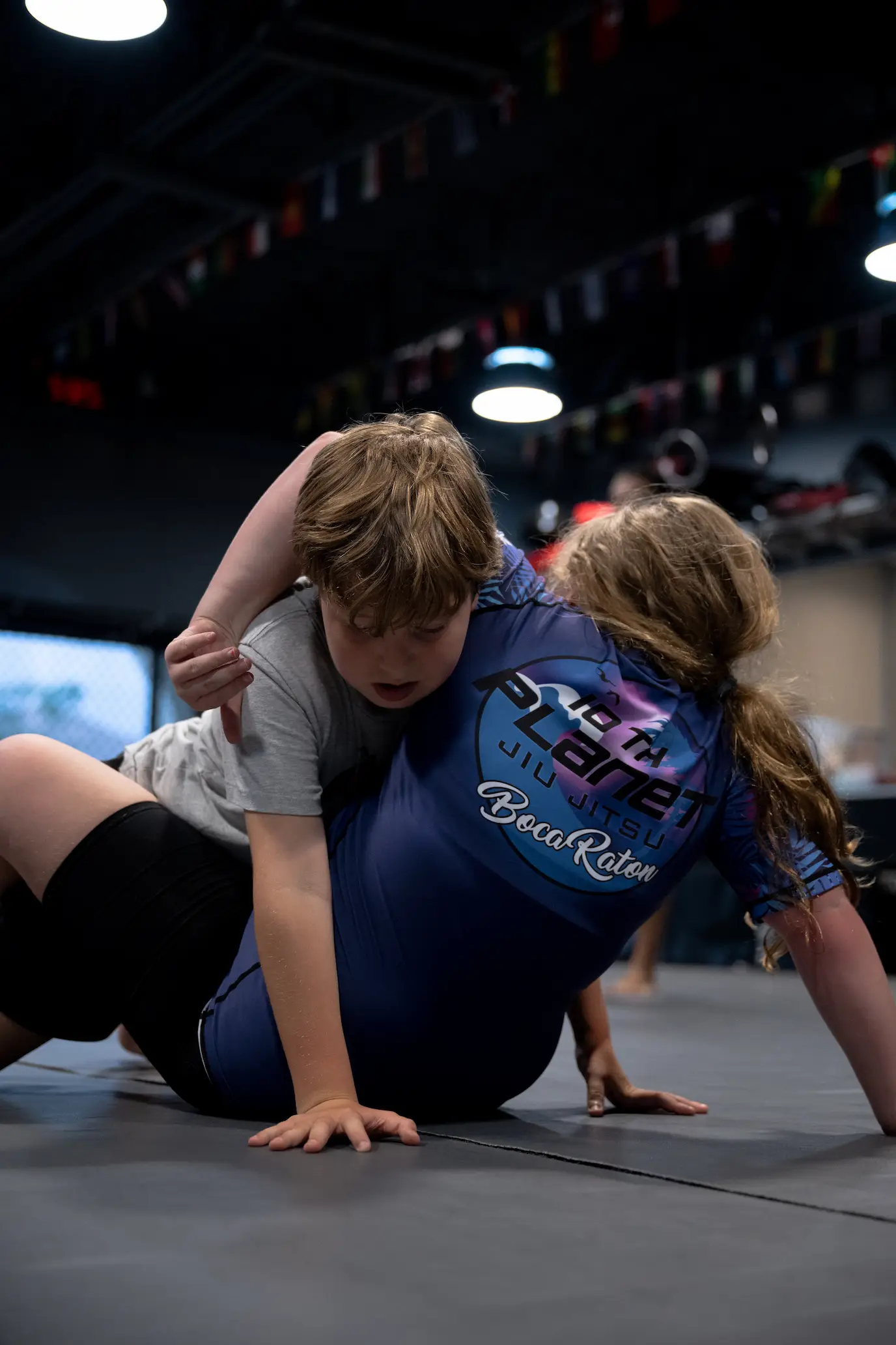 Youth BJJ class in Boca Raton